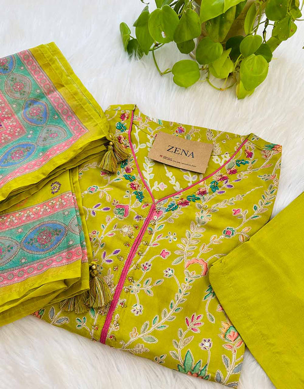 READY TO WEAR PURE CREPE KURTI SET – EFFORTLESS ELEGANCE ✨