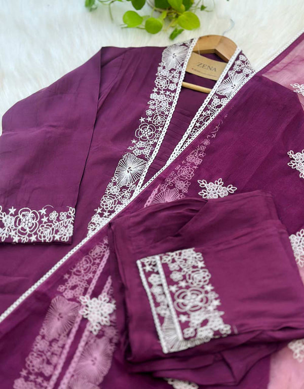 Effortless Elegance – READY TO WEAR MUL COTTON KURTI SET 🌿