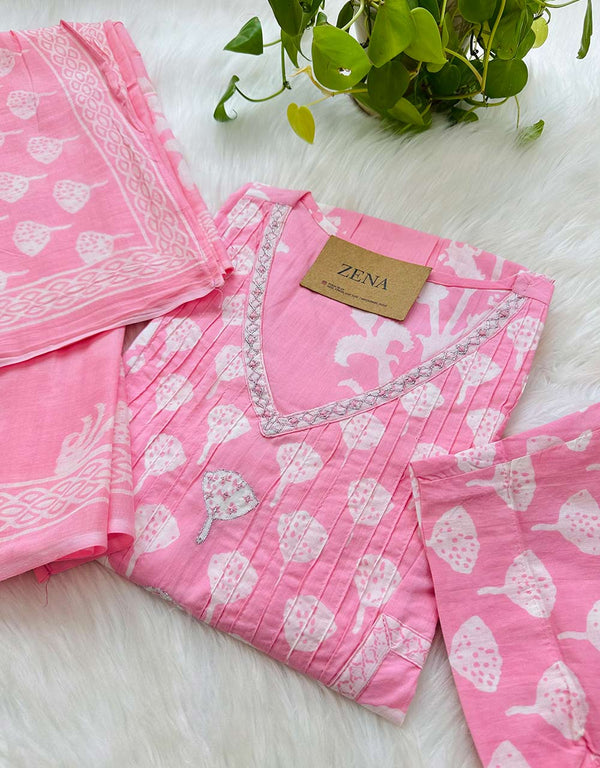 Ready to Wear Pure Cotton Kurti Set – Graceful Comfort for Every Occasion ✨