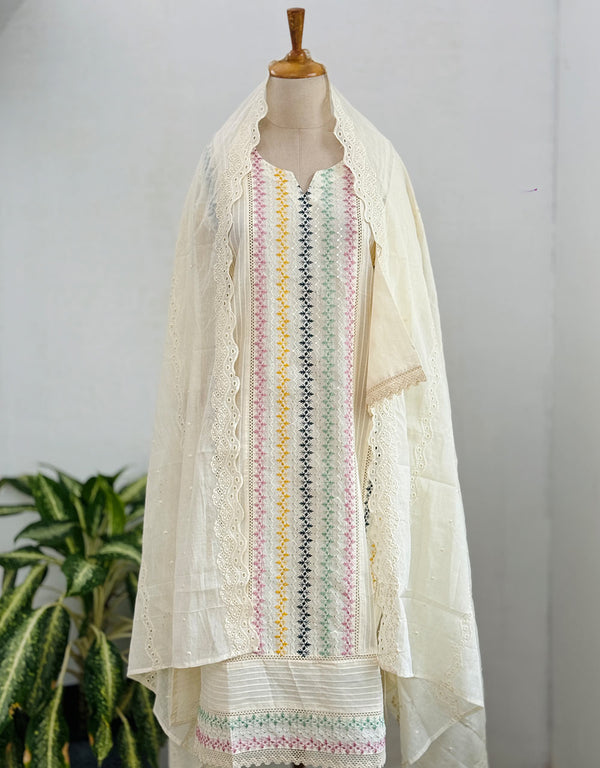 Ready-to-Wear Pure Cotton Party Wear Kurti Set – Elegant & Effortless ✨