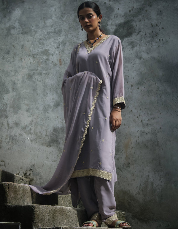 Ready-to-Wear Organza Kurti Set with Dupatta ๐