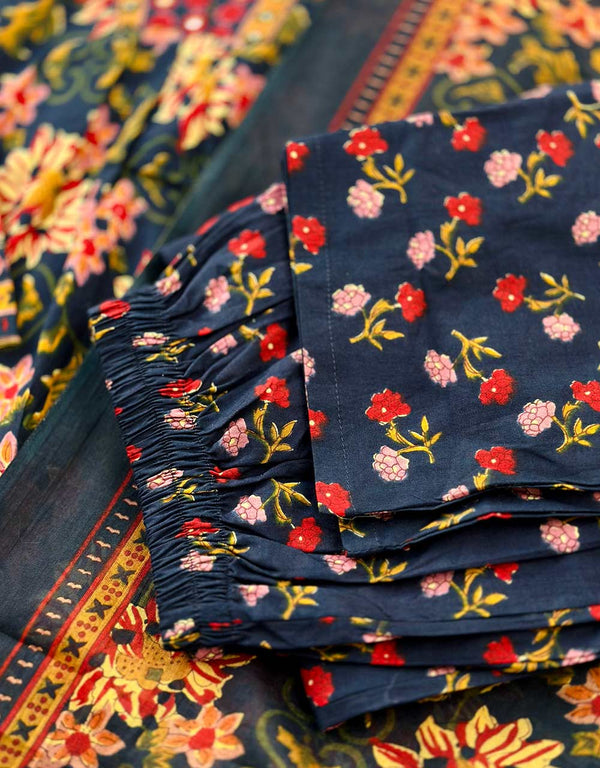 Graceful & Timeless – READY TO WEAR COTTON ANARKALI KURTI SET ✨Z914