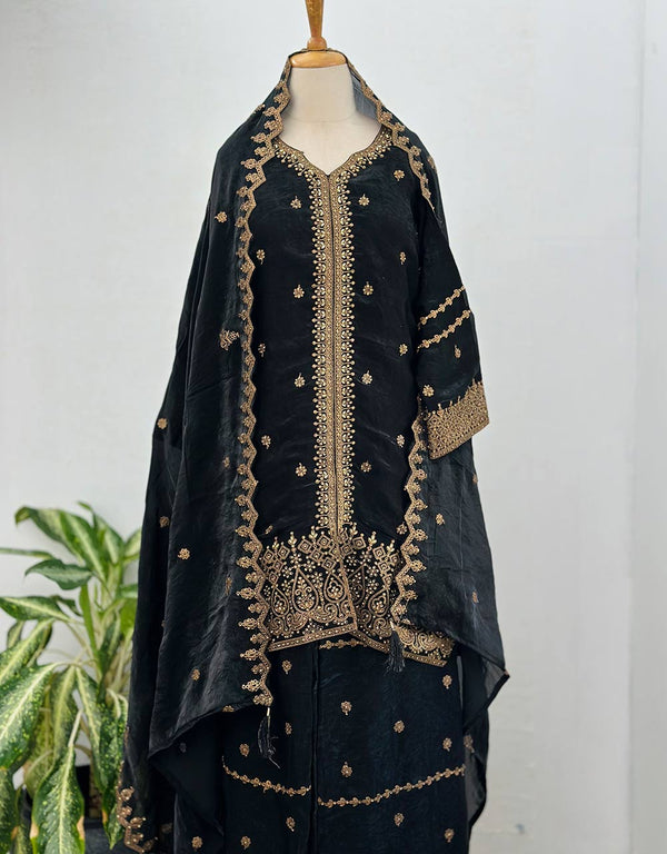 Ready-to-Wear Hand Work Kurti Set with Palazzo Pant ✨