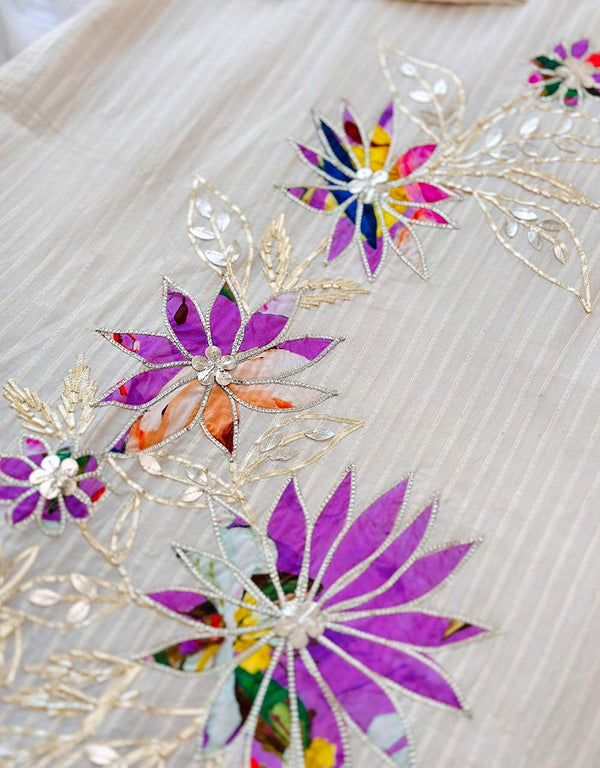 Timeless Elegance – READY TO WEAR COTTON HAND WORK KURTI SET ✨