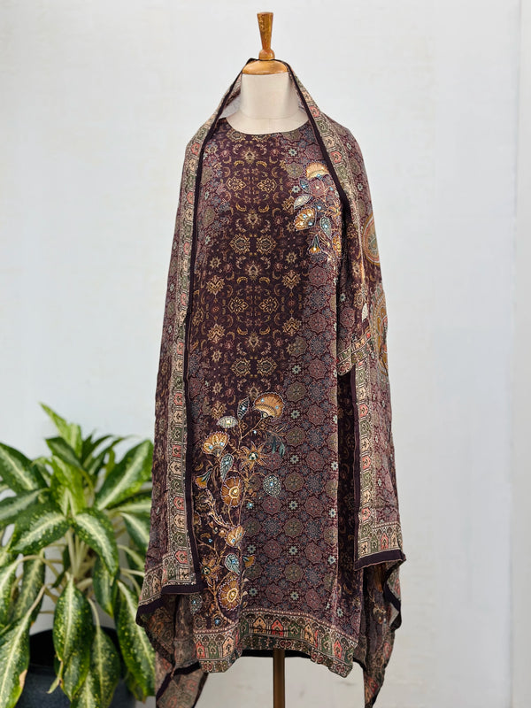 Organza Hand Work Kurti Set – Elegant Ready-to-Wear Ethnic Outfit