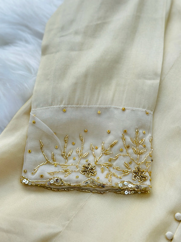 Tissue Silk Hand Work Kurti Set – Lightweight Elegance for Every Occasion