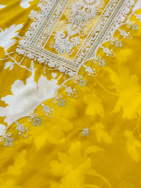 Muslin Semi-Stitched Kurti Set