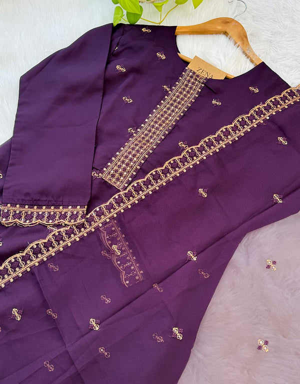 Ready to Wear Organza Kurti Set – Sheer Elegance & Grace ✨