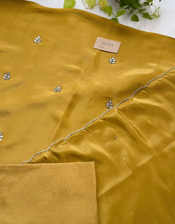 Tissue Silk Handwork Party Wear Suit – Luxe Elegance with Intricate Craftsmanship ✨