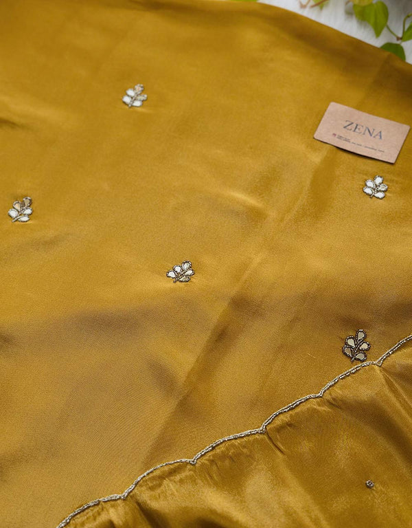 Tissue Silk Handwork Party Wear Suit – Luxe Elegance with Intricate Craftsmanship ✨