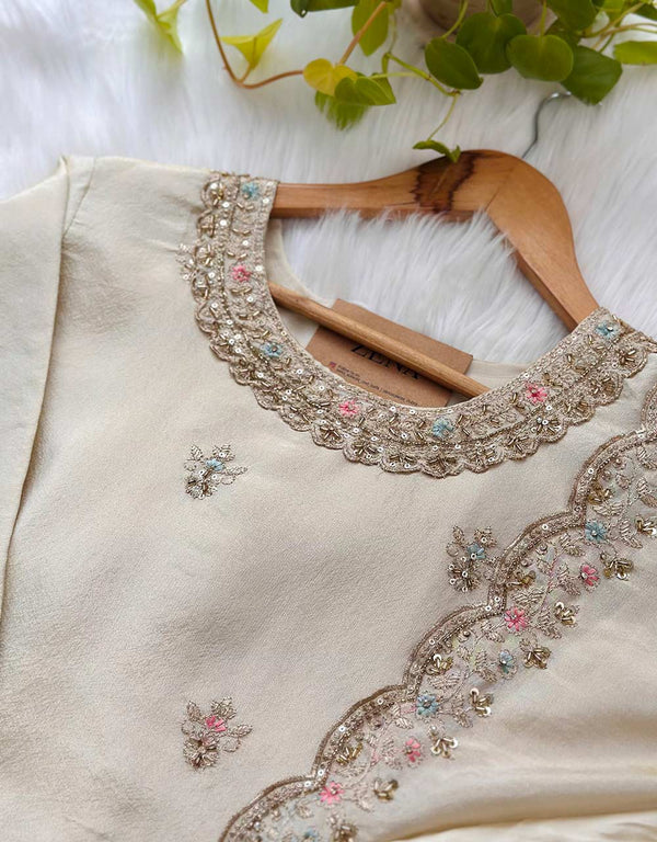 Tissue Silk Handwork Party Wear Suit – A Touch of Luxury & Elegance ✨