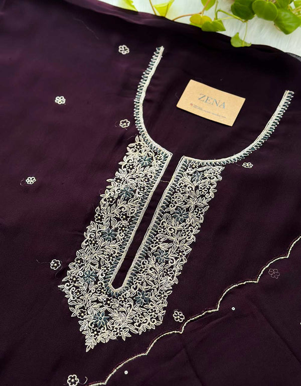 Pure Chiffon Party Wear Suit – Effortless Elegance & Grace ✨