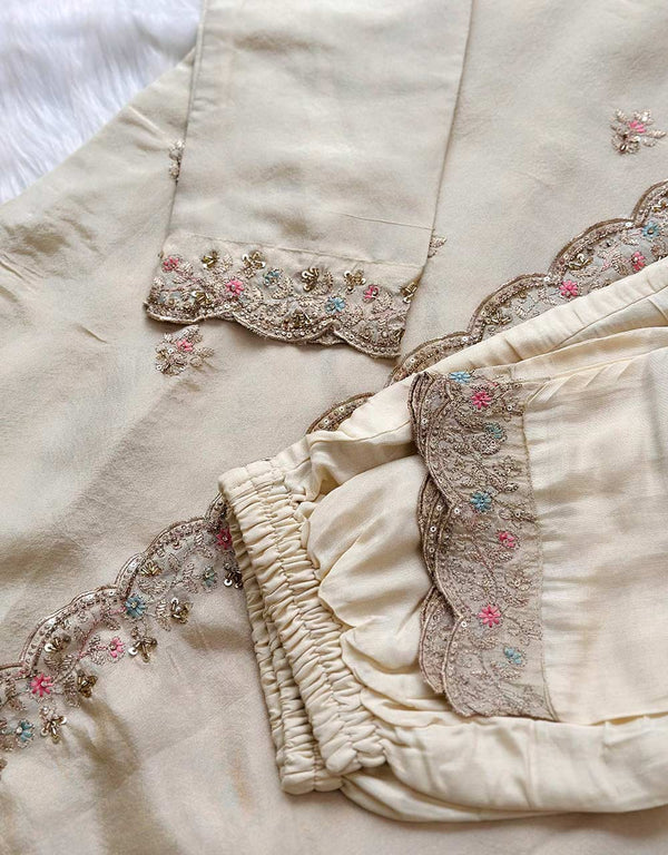 Tissue Silk Handwork Party Wear Suit – A Touch of Luxury & Elegance ✨