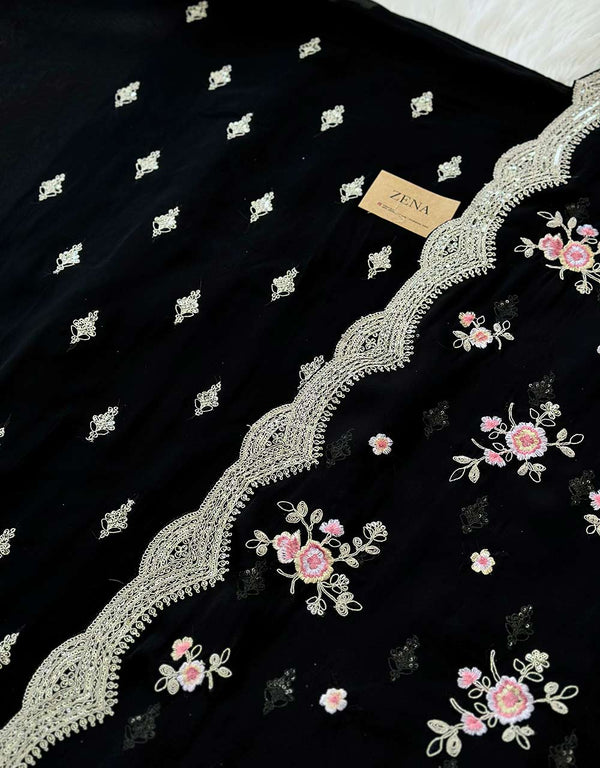 Unstitched Pure Organza Party Wear Suit ✨