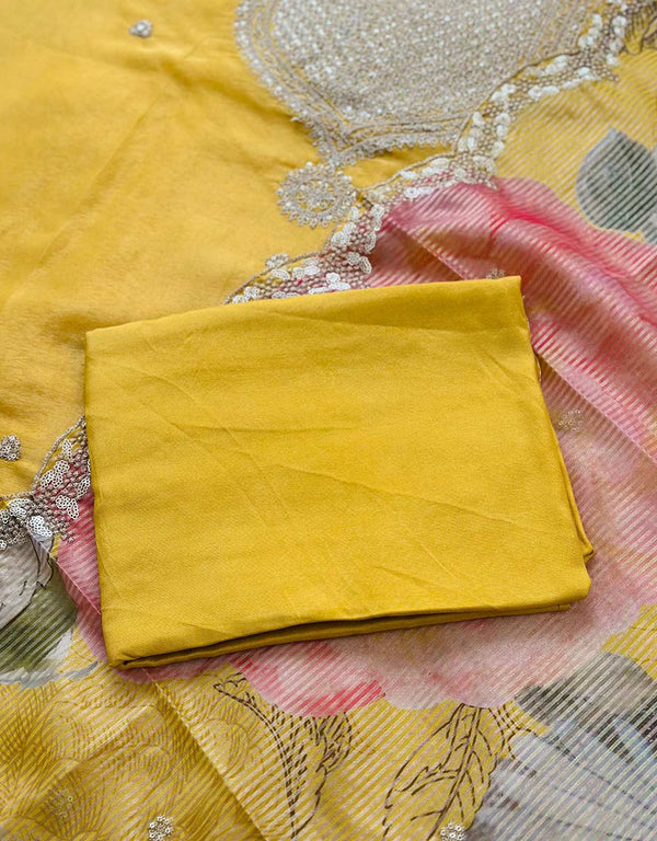 Premium Shimmer Tissue Party Wear Suit – Radiate Elegance & Grace ✨