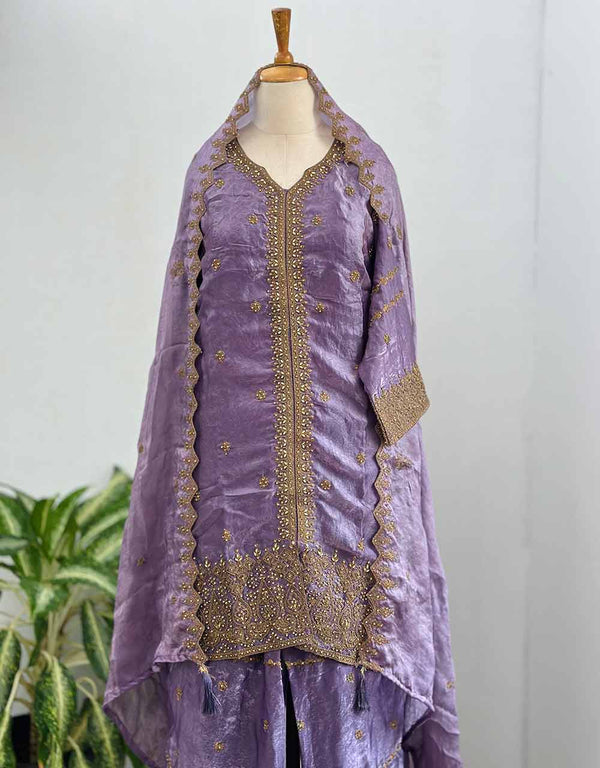 Ready-to-Wear Shimmer Silk Kurti Set – Effortless Glamour & Luxe Appeal ✨