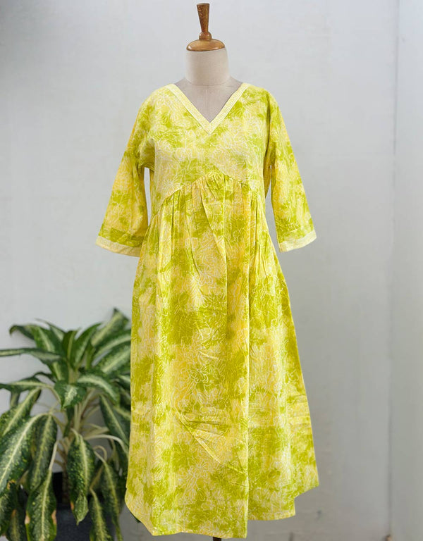 Ready-to-Wear Cotton Anarkali Co-ord Set – Effortless Elegance & Comfort🌟