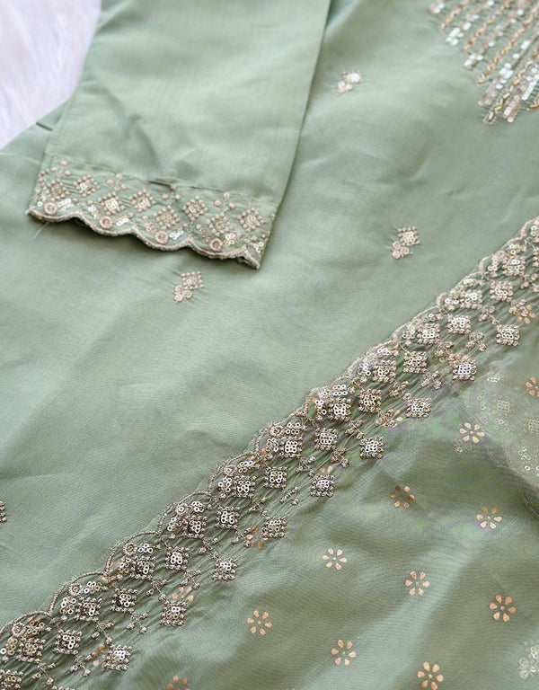 Tissue Silk Ready-to-Wear Handwork Kurti Set – Luxurious Elegance with Exquisite Craftsmanship ✨