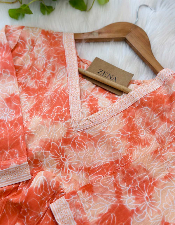 Ready-to-Wear Cotton Anarkali Co-ord Set – Effortless Elegance & Comfort🌟