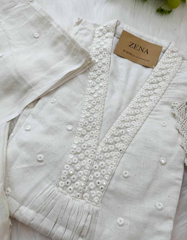 Ready to Wear Pure Cotton Anarkali Suit – Classic Comfort & Timeless Elegance ✨