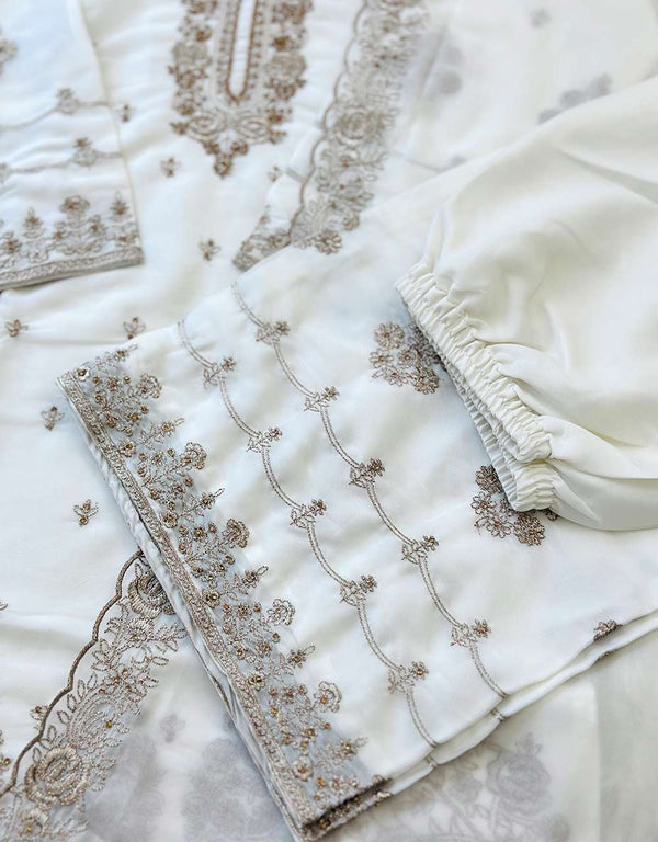 Shimmer Silk Ready-to-Wear Hand Work Kurti Set – Luxe Elegance & Timeless Charm ✨