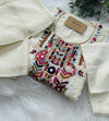 Premium Mul Chanderi Hand Work Suit