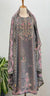 Pure crepe hand work kurti set
