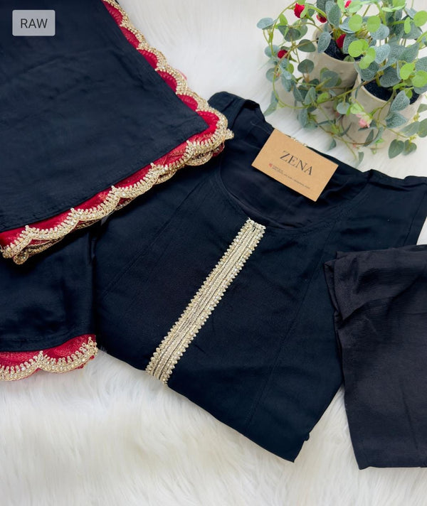 Premium Roman Silk Anarkali