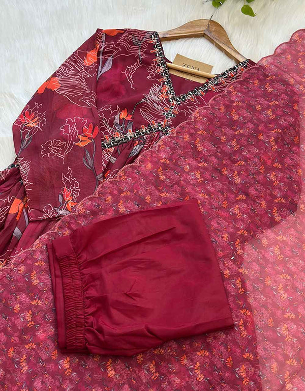 Chinnon Anarkali Kurti Set ✨