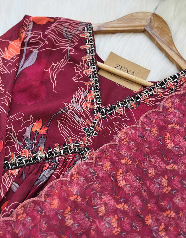 Chinnon Anarkali Kurti Set ✨