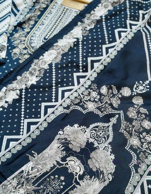 Semi-Stitched Muslin Partywear Suit β Grace Meets Glamour π