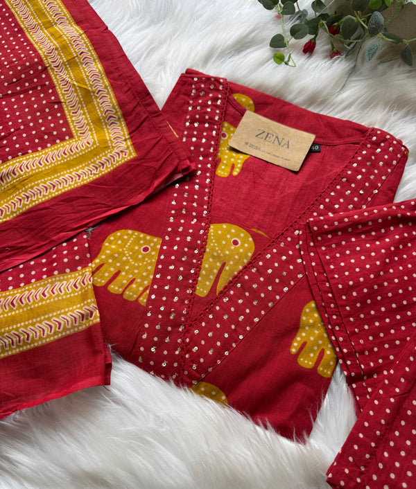 Pure Cotton Kurti Set – Everyday Comfort & Style 🌿