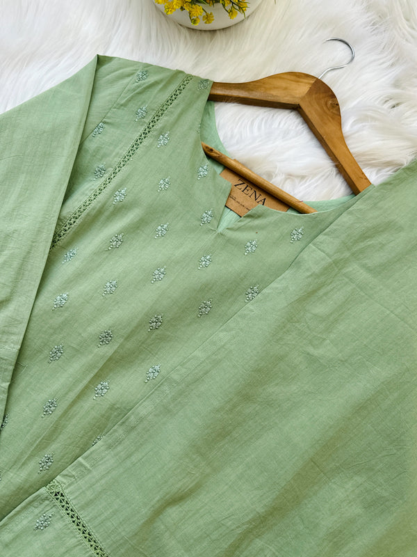 Premium Mul Cotton A-Line Set for Effortless Style 🌸