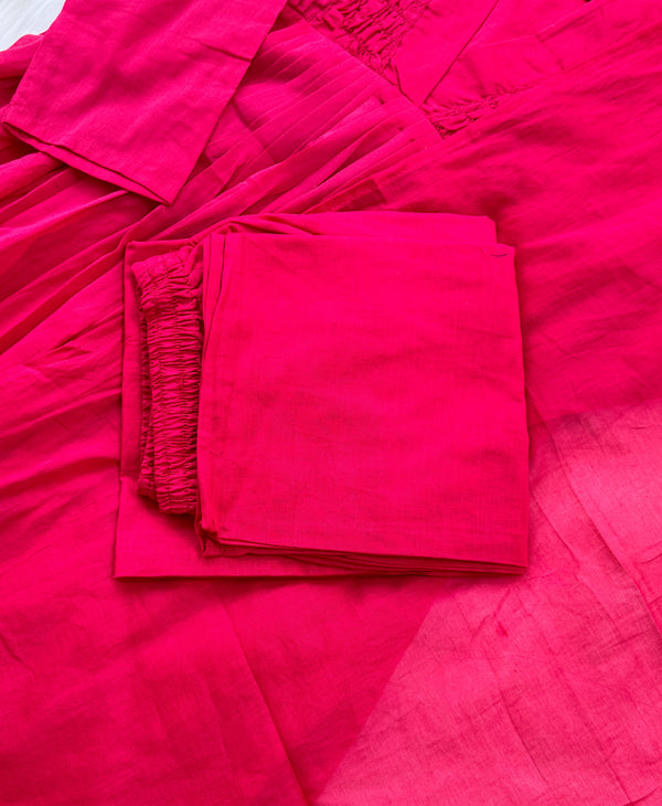 ๐ธ Pure Cotton Anarkali Set ๐ธ