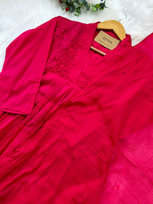 ๐ธ Pure Cotton Anarkali Set ๐ธ