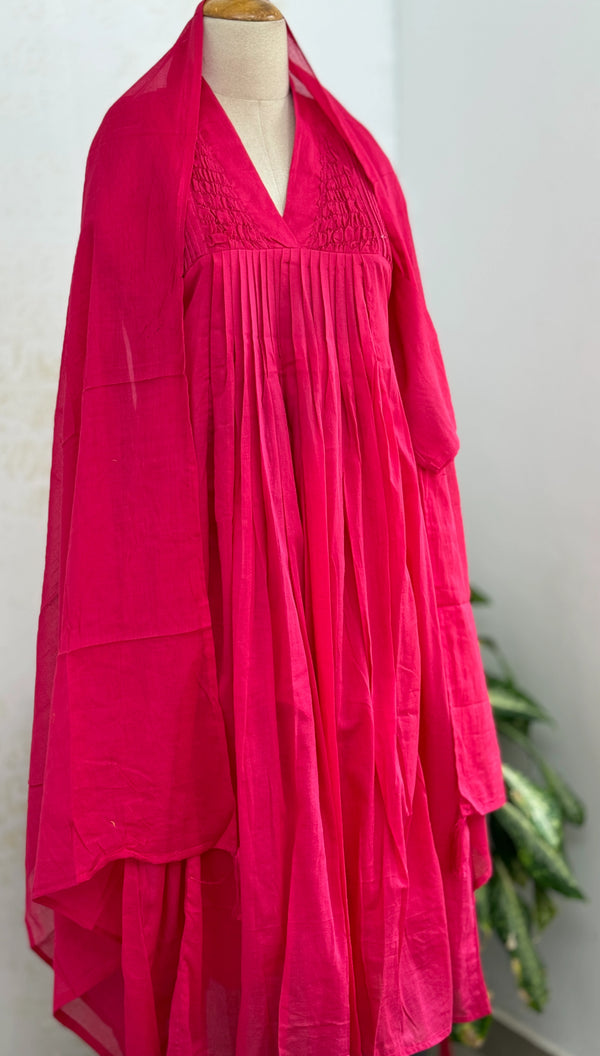 ๐ธ Pure Cotton Anarkali Set ๐ธ