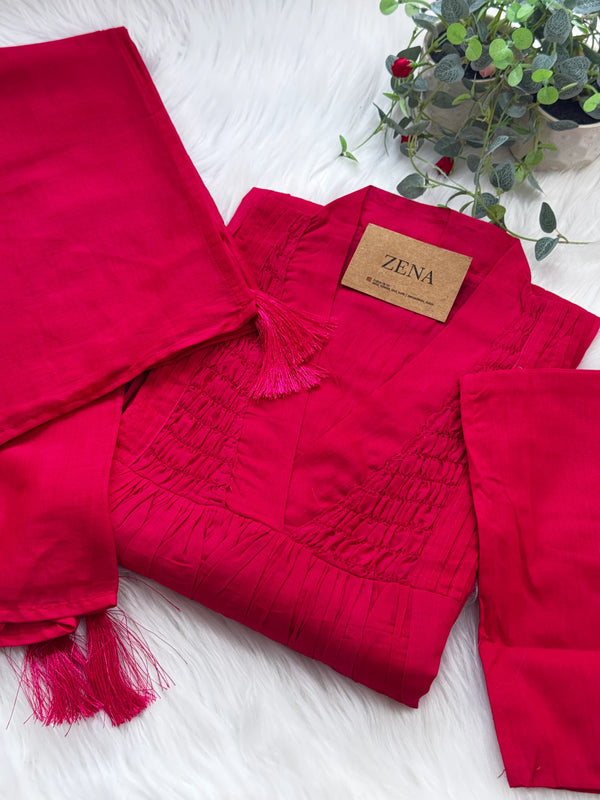 ๐ธ Pure Cotton Anarkali Set ๐ธ