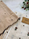 Unstitched Pure Cotton Kurti Set – Top, Bottom & Dupatta 🌿
