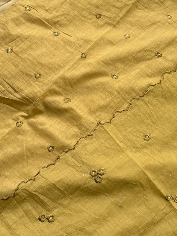 Premium Mul Chanderi Embroidered Unstitched Suit – Redefining Ethnic Elegance