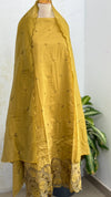 Premium Mul Chanderi Embroidered Unstitched Suit – Redefining Ethnic Elegance