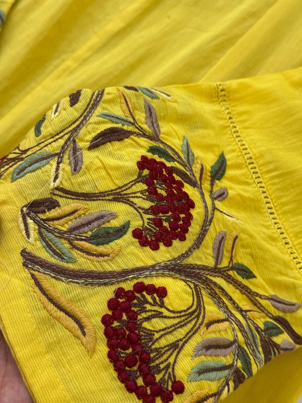 ✨ Pure Mul Cotton Embroidered Anarkali Set ✨