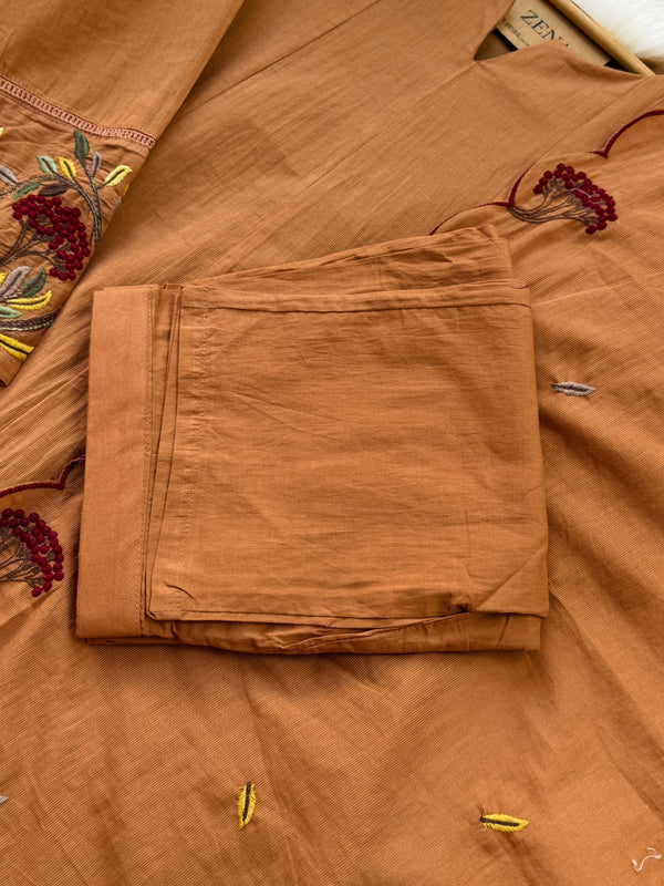 ✨ Pure Mul Cotton Embroidered Anarkali Set ✨