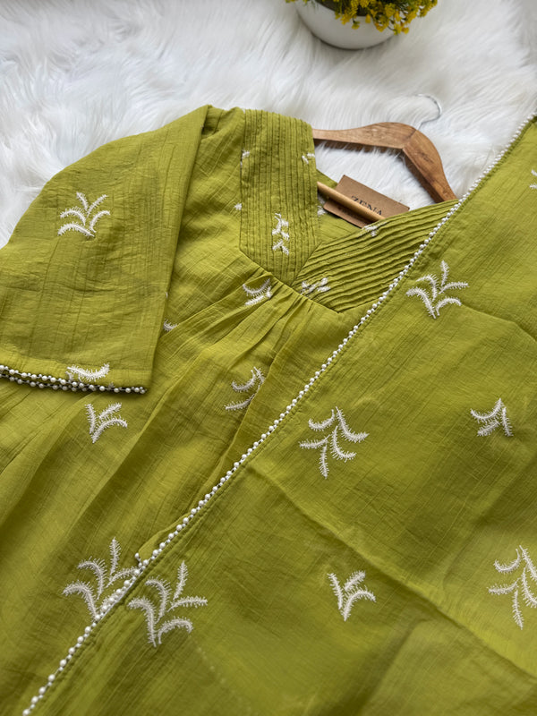 Ready-to-Wear Premium Crushed Rayon Anarkali Suit ๐
