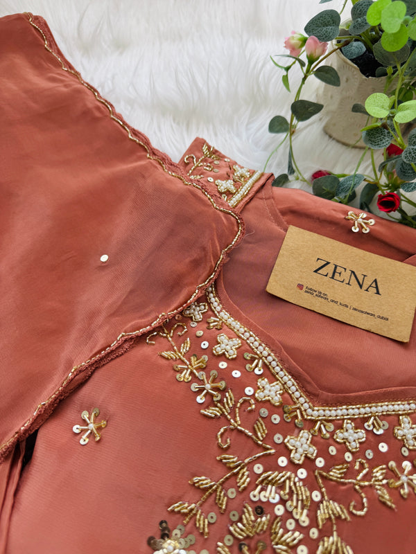 ✨ Premium Pure Silk Handwork Party Wear Suit ✨