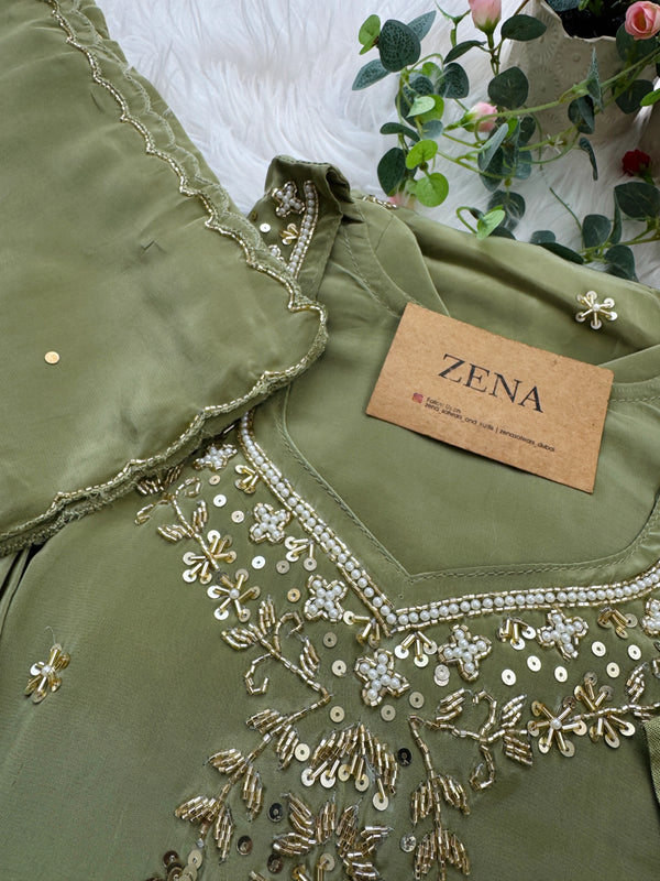 ✨ Premium Pure Silk Handwork Party Wear Suit ✨