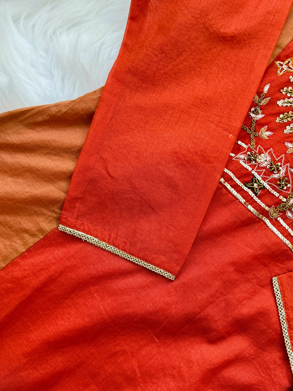 ✨ Mul Chanderi Handwork Party Wear Suit ✨