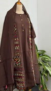 ✨ Glass Chanderi Embroidered Kurti Set ✨