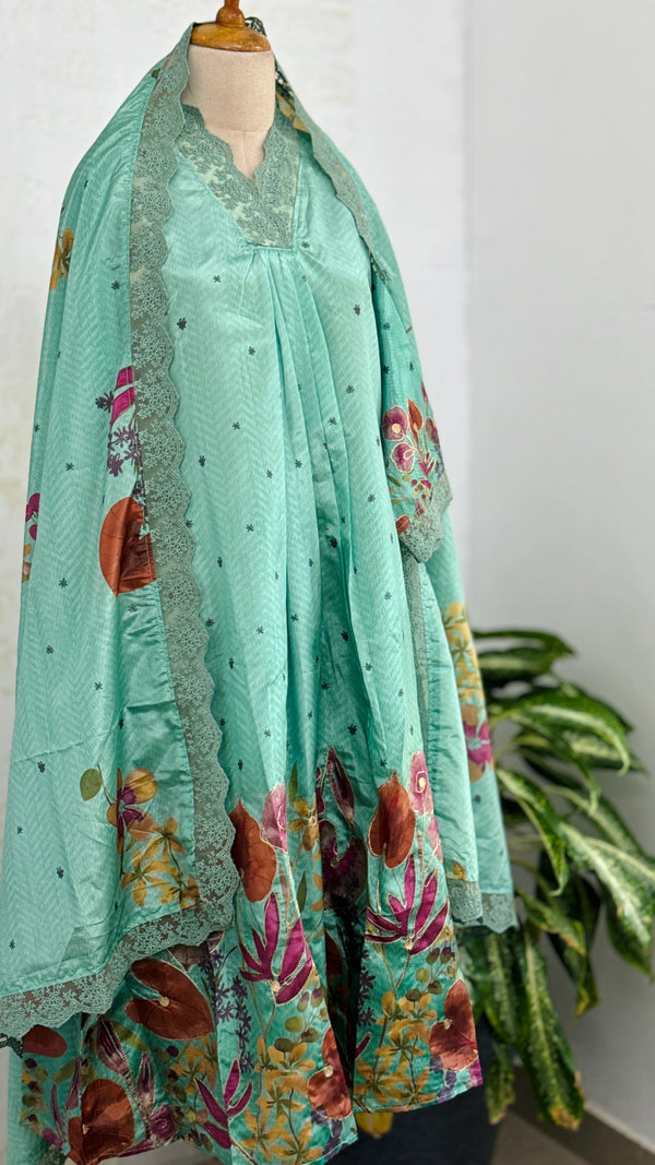 🤍✨ Eid Arrival Anarkali Set ✨🤍