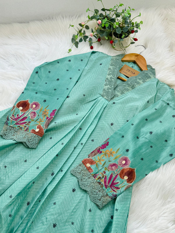 🤍✨ Eid Arrival Anarkali Set ✨🤍