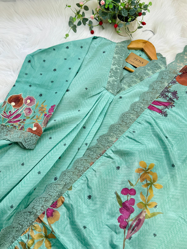🤍✨ Eid Arrival Anarkali Set ✨🤍